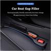 ZzQyy 2-Piece Car Seat Gap Filler for Toyota Prado 7-Seat 2018-2024, Seat-Side Spill-Resistant Strip, B-Beige view 3