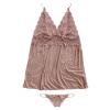 Hanraz Sexy Women's Lingerie, Sheer V-Neck Short Chemise view 2