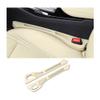 ZzQyy 2-Piece Car Seat Gap Filler for VW CC 2019–2024, Seat-Side Gap Stopper, Beige view 1