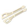 ZzQyy 2-Piece Car Seat Gap Filler for VW CC 2019–2024, Seat-Side Gap Stopper, Beige view 2
