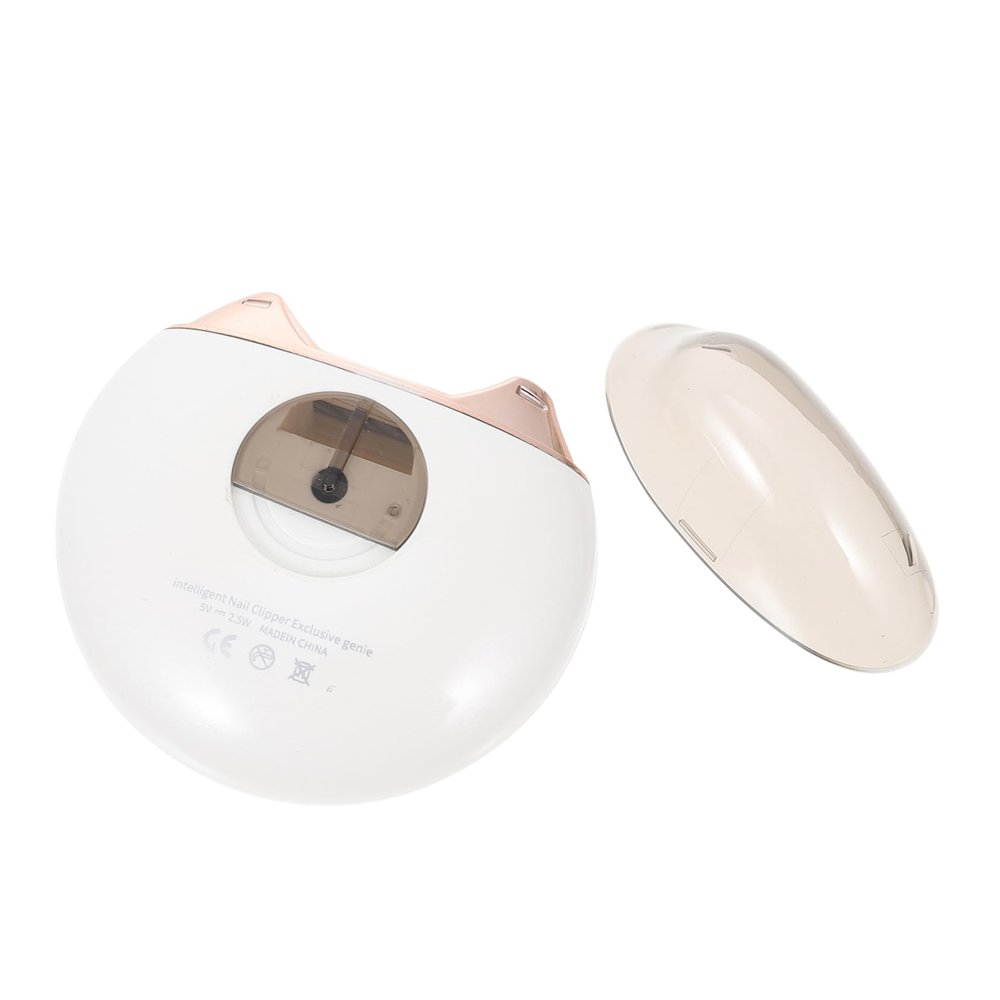 Electric Nail Trimmer, White, 1 Set, for Children