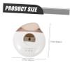 Electric Nail Trimmer, White, 1 Set, for Children view 2