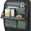 LJHGYUOAYT Car Seat Back Organizer for Vauxhall Agila/Antara/Ampera/Astra, PU Leather with Folding Tray, D/Green view 2