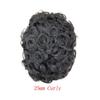 fengqingyunyan0304 Men's Curly Human Hair Toupee, Thin Skin PU Base, Indian Remy Hair System with Knots, 25 mm Curly, 6 x 8 view 2