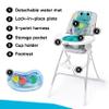 Baby Einstein Ocean Explorers Snack & Splash Folding High Chair with Water Mat and 5-Point Harness, for 6+ Months view 2