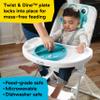 Baby Einstein Ocean Explorers Snack & Splash Folding High Chair with Water Mat and 5-Point Harness, for 6+ Months view 4