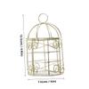 BESPORTBLE 4-Pack Birdcage Feeder in Gold view 2