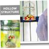 BESPORTBLE 4-Pack Birdcage Feeder in Gold view 3