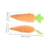 YARNOW Plush Carrot Cat Toy with Catnip Filling, Chew Toy for Indoor Cats view 2