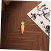 YARNOW Plush Carrot Cat Toy with Catnip Filling, Chew Toy for Indoor Cats view 4
