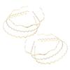 Halloween Party Headband, Narrow Gold Metal, for Women view 1