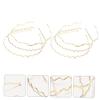 Halloween Party Headband, Narrow Gold Metal, for Women view 2