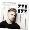 6-Pack Men's Hair Styling Combs with Wide Teeth, Black view 4