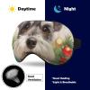 Watercolor Mustache Christmas Ornament Sleep Mask with Adjustable Strap view 4
