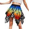 Women's Black/White Tulle Skirt – Mini, Long, Glitter, Carnival Costume view 1