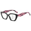 VEVESMUNDO Multifocal Progressive Reading Glasses for Women, Blue-Light Filter, Tortoiseshell, Near and Far Vision (1 pc, Black & Pink, +1.0) view 1