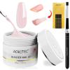 Aokitec 60 g Pink Builder Gel for Gel Nails, UV Builder Gel, Hard Gel view 1