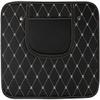 WBWBB 2-Pack Car Seat Back Kick Mats for Toyota Yaris 2006–2011, Waterproof PU Leather, Short Black view 1