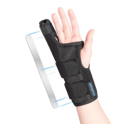 joingood Small Finger Splint, Adjustable Boxer’s Fracture Splint, Right, S