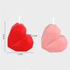 YXFHHY Low-Temperature Massage Candle, 3D Heart Shape, Rose Scented view 3