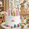 Cute Empty Easter Gift Basket with Gift Bags and Ribbons view 4