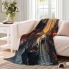 VFKLZCNYR Venice Canals Flannel Throw Blanket, Soft Cozy Blanket for Children, Teens and Adults, 60 x 80 in (150 x 200 cm) view 3