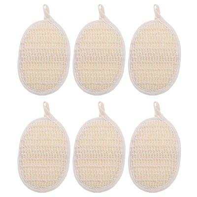FOMIYES 6-Piece Bath and Shower Scrub Sponge Set