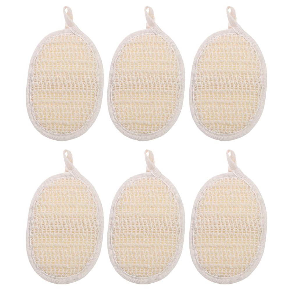 FOMIYES 6-Piece Bath and Shower Scrub Sponge Set