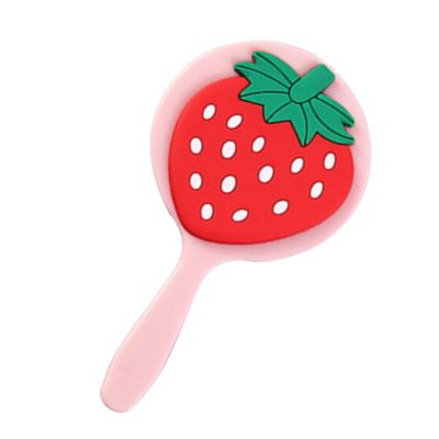 FOMIYES Pink Portable Plastic Hand Mirror