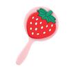 FOMIYES Pink Portable Plastic Hand Mirror view 1