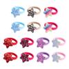FOMIYES 14 Star-Shaped Sequin Hair Ties, Gentle on Hair and Shape-Retaining, for Women, Everyday Use and Ponytails view 1