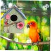 Supvox Hanging Wooden Birdhouse, Weather-Resistant Nesting Box view 4