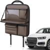 WBWBB Car Seat Back Organizer for Nissan Qashqai J11 2015-2023, Foldable Table Tray, PU Leather Storage Bag, Brown view 1