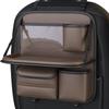 WBWBB Car Seat Back Organizer for Nissan Qashqai J11 2015-2023, Foldable Table Tray, PU Leather Storage Bag, Brown view 4