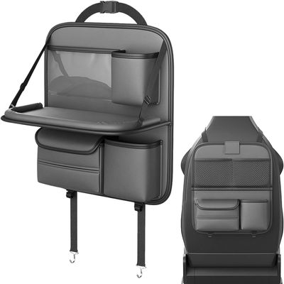 WBWBB Car Seat Back Organizer for Renault 3 19611962 with Foldable Table, Gray
