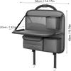 WBWBB Car Seat Back Organizer for Renault 3 19611962 with Foldable Table, Gray view 2