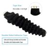 Deep Wave Remy Human Hair Tape-In Extensions, 20 Pieces, 50 g, Natural Black view 3