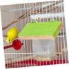 Yardwe 2-Pack Rectangular Green Bird Stands for Cages view 3