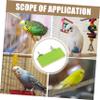 Yardwe 2-Pack Rectangular Green Bird Stands for Cages view 4