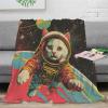 Cat 3D-Printed Flannel Sherpa Fleece Throw Blanket, Soft and Warm, 60 x 80 in view 2