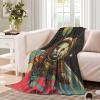 Cat 3D-Printed Flannel Sherpa Fleece Throw Blanket, Soft and Warm, 60 x 80 in view 3