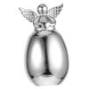 Alipis Cat Urn for Ashes with Screw Lid, Compact Stainless Steel, Silver view 1