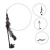 Happyyami Interactive Cat Wand with Removable Toy and Suction Cup Base view 3