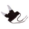 Happyyami Viking Horn Hat for Small Dogs and Cats, Soft Knitted Halloween Costume Hat view 1