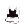 Happyyami Viking Horn Hat for Small Dogs and Cats, Soft Knitted Halloween Costume Hat view 2