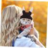 Happyyami Viking Horn Hat for Small Dogs and Cats, Soft Knitted Halloween Costume Hat view 4