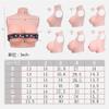 SXTYFBB Silicone Breast Prosthesis, K Cup, Asian Yellow view 4