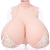 Silicone Breast Prosthesis, D Cup, Asian Yellow view 1