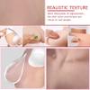 Silicone Breast Prostheses, E Cup, Cotton-Filled, Light Brown view 2