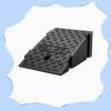 Rubber Ramp, 19.1 cm, Non-Slip Curb Ramp, Portable Wheel Transition Ramp, Black (63.5 x 101.6 x 40.6 cm) view 1